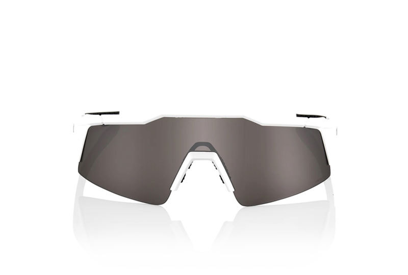 [100%] 스피드크래프트 SL, 매트 화이트 - 하이퍼 실버 미러 렌즈
